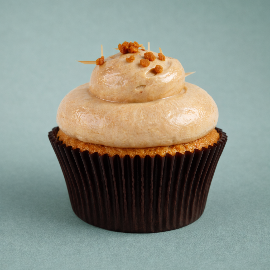 Lotus cupcake
