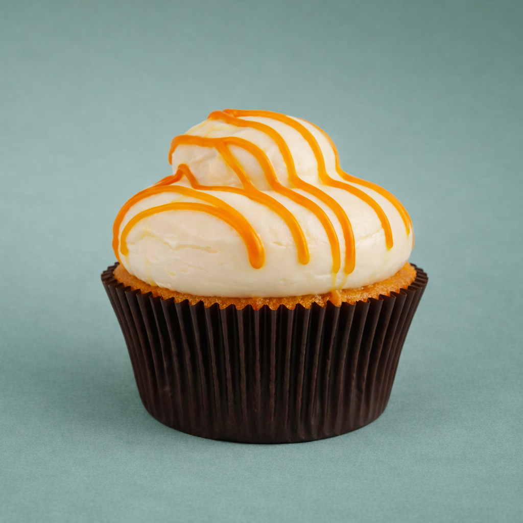 Salted caramel cupcake